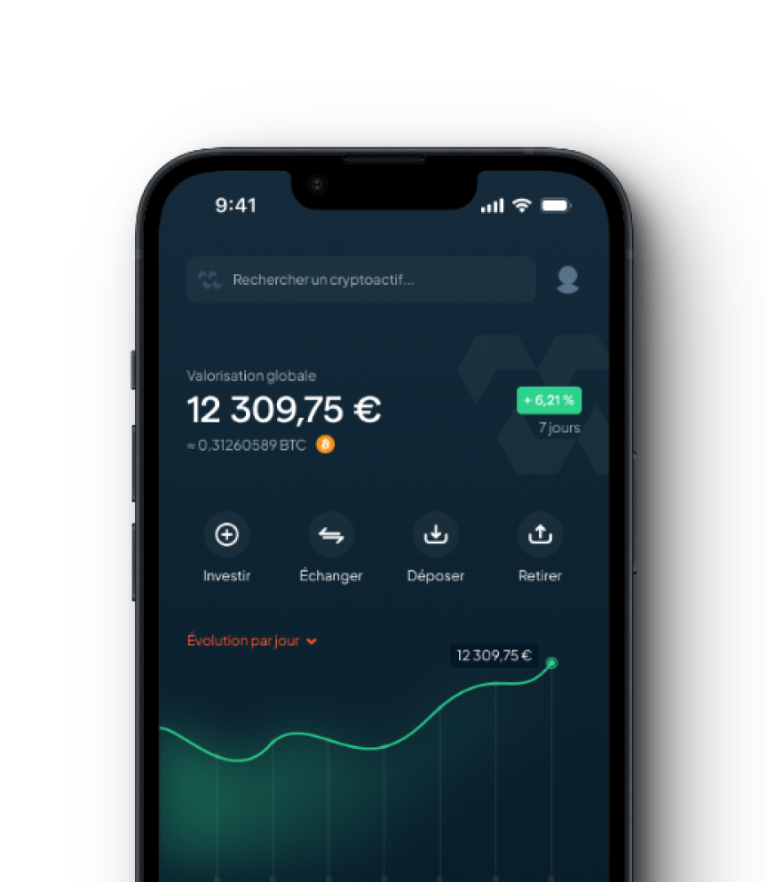 Meria mobile app illustration